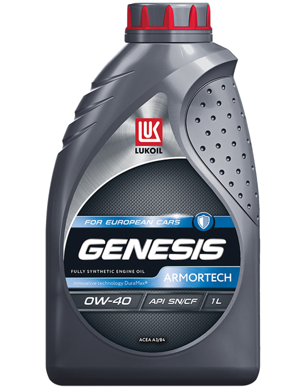 Моторное масло Лукойл Genesis Armortech 0W40, 1л